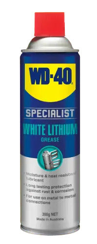 WD-40 Specialist High Performance White Lithium Grease, 300g - 21002 (Pickup Only)