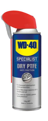 WD-40 Specialist Anti-Friction Dry PTFE Lubricant with Smart Straw, 150g - 21005 (Pickup Only)