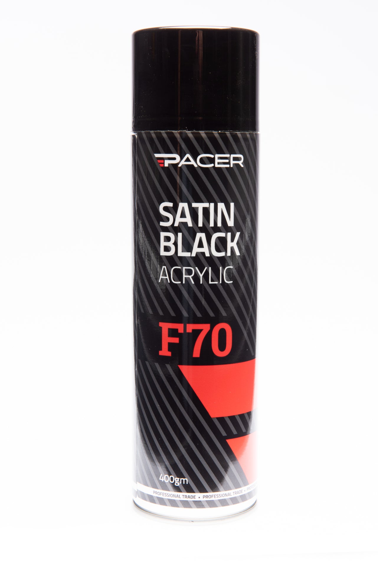 Pacer F70 Satin Black Acrylic 400g Aerosol - SB400 (Pickup Only)