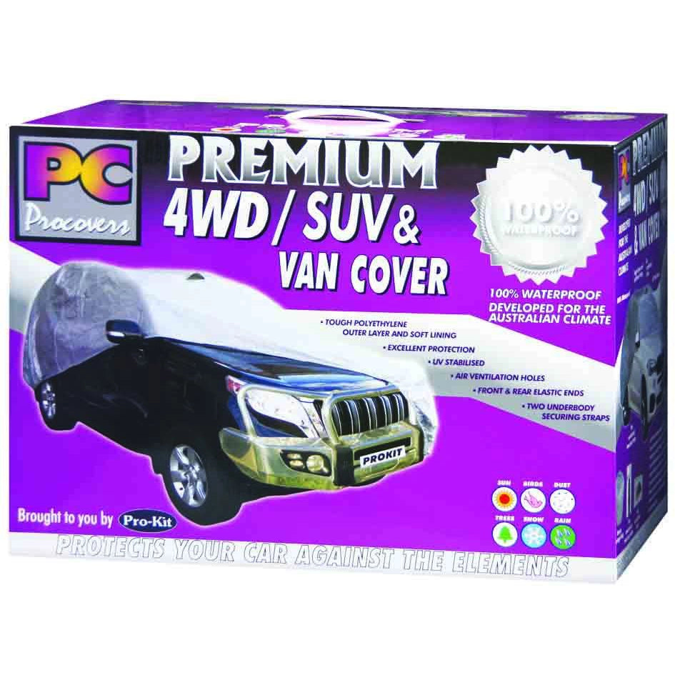 PCCovers Premium 100% Waterproof 4WD, SUV & Van Cover Large - PC40111L