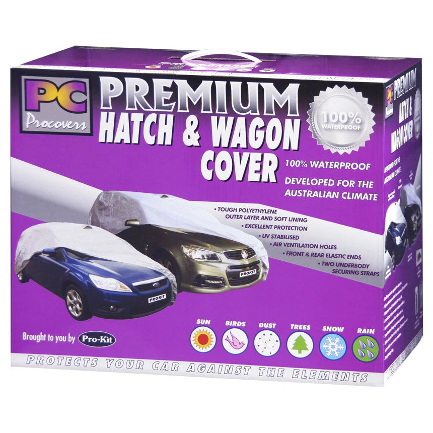 PCCovers Premium 100% Waterproof Hatch/Wagon Cover Large - PC40116L