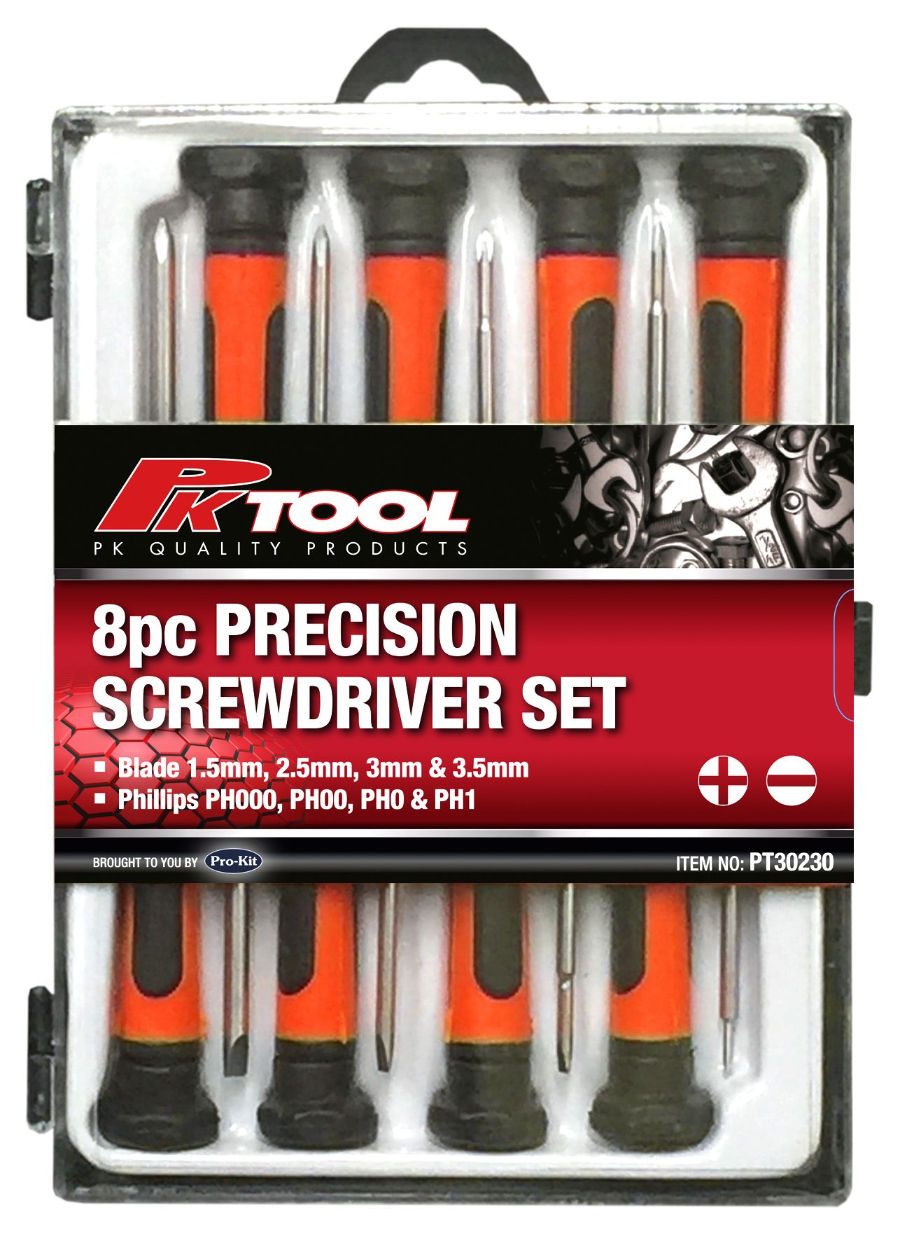 PKTool 8pc Precision screwdriver Set - PT30230 (Pickup Only)