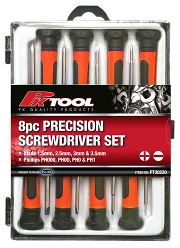 PKTool 8pc Precision screwdriver Set - PT30230 (Pickup Only)