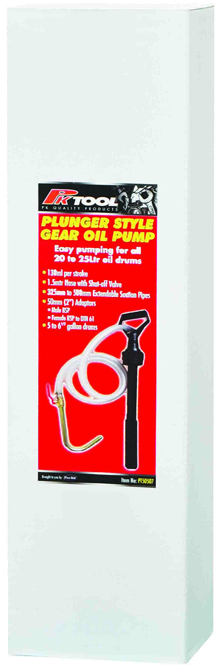 PKTool Plunger Style Gear Oil Pump - PT50507 (Pickup Only)