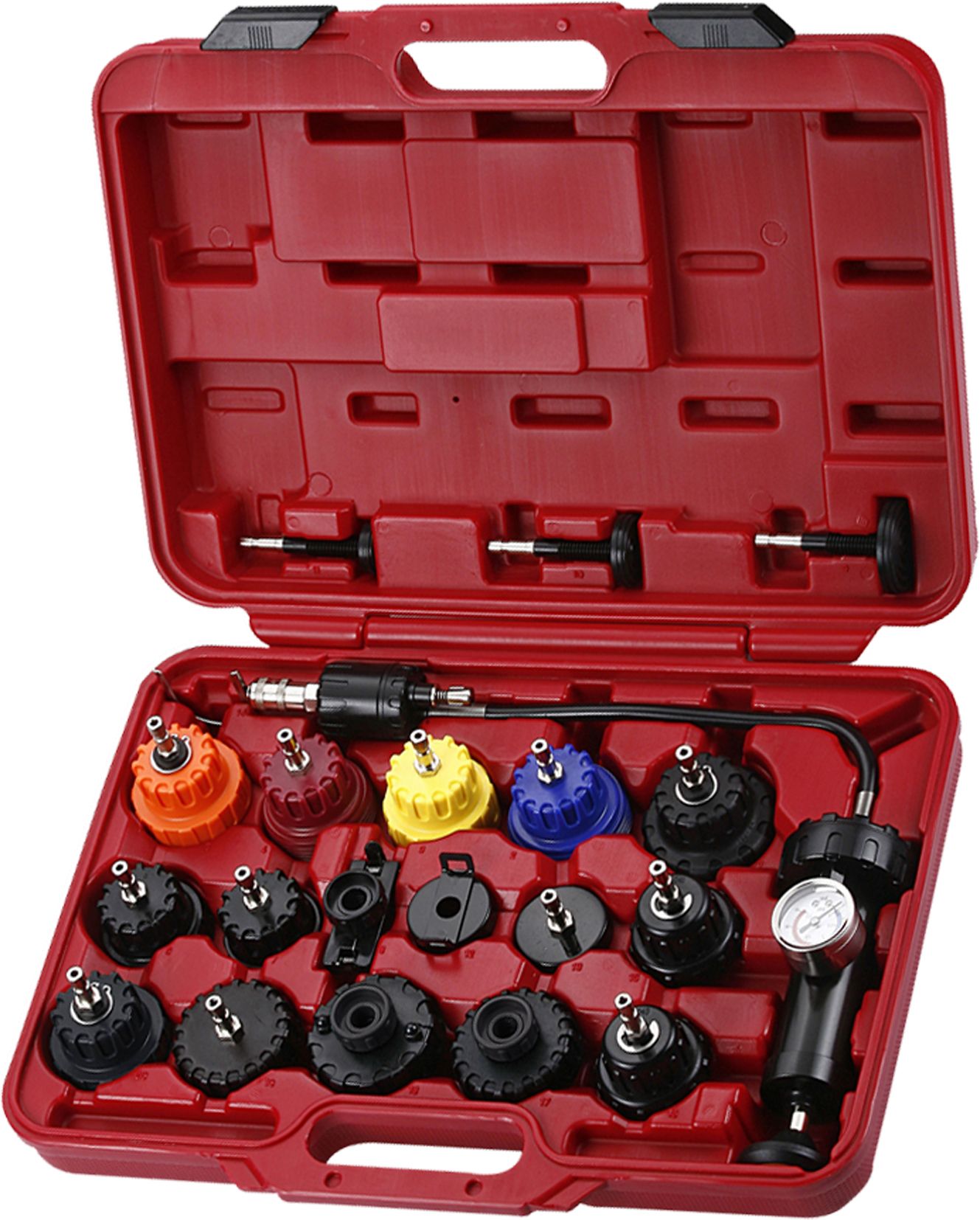 PKTool 21pc Cooling System and Radiator Pressure Testing Kit - PT60303 (Pickup Only)