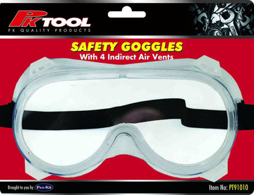 PKTool Safety Goggles with 4 Air Vents - PT91010 (Pickup Only)