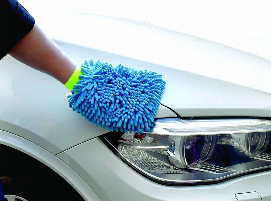 PKWash Fringed Microfibre Wash Mitt - PW50101