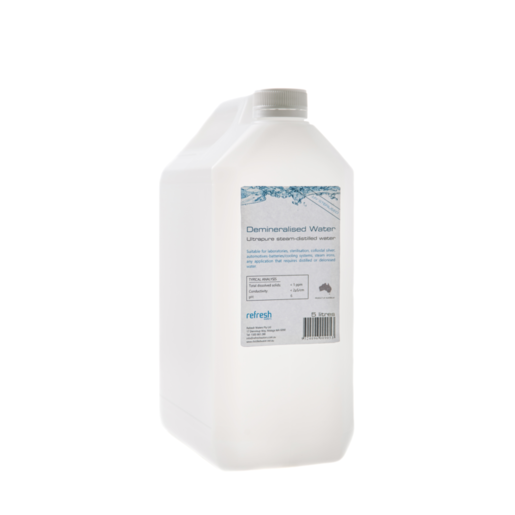 Refresh Demineralised Water 10L Ultra Pure Steam Distilled Water - S2191