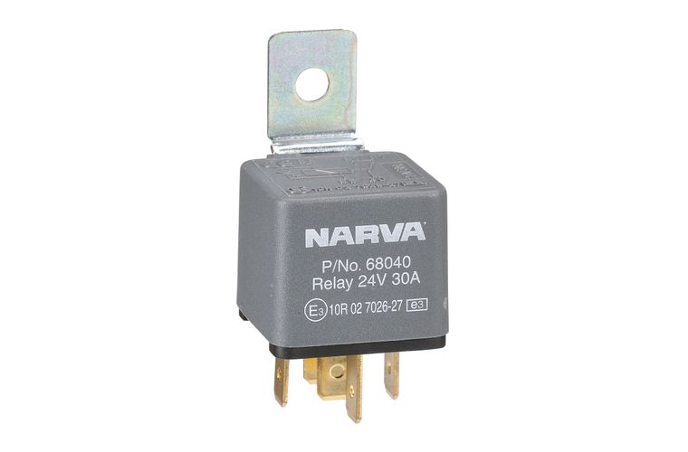 Narva 68040BL 24V 30A Normally Open 5 Pin Relay with Diode