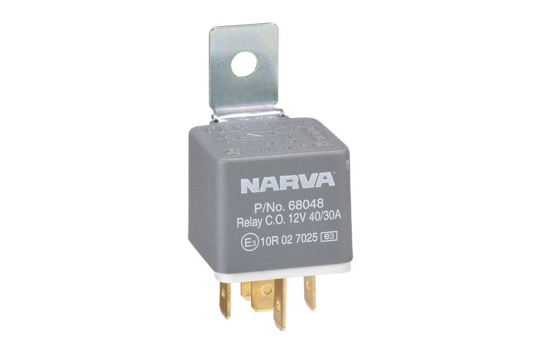 Narva 68048BL 12V 40A/30A Change-Over 5 Pin Relay with Diode