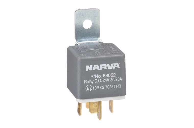 Narva 68052BL 24V 30A/20A Change-Over 5 Pin Relay with Resistor