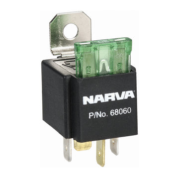 Narva 68060BL 12V 30A 4 Pin Fused Relay  -