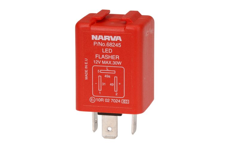 Narva 68245BL 12 Volt 3 Pin Electronic LED Flasher