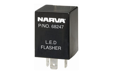 Narva 68247BL 12 Volt 3 Pin LED Flasher