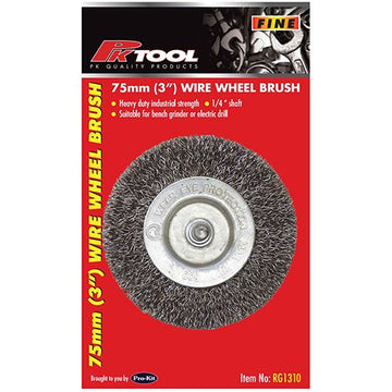 PKTool 75mm Fine Wire Wheel Brush - RG1310 (Pickup Only)
