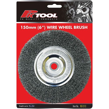 PKTool 150mm Bench Grinder Wire Wheel Brush - RG1313 (Pickup Only)
