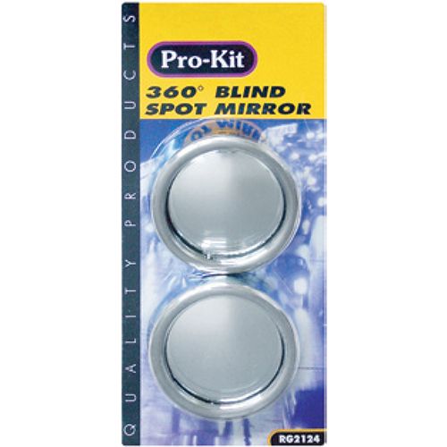 Pro-Kit Mirror - Blind Spot 360 Degree Rotating Mirror (2 Pack) - RG2124 (Pickup Only)