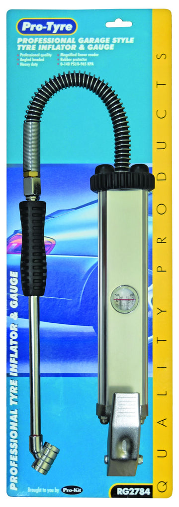 PKTool Driveway Style Heavy Duty Tyre Inflator with Gauge - RG2784 (Pickup Only)