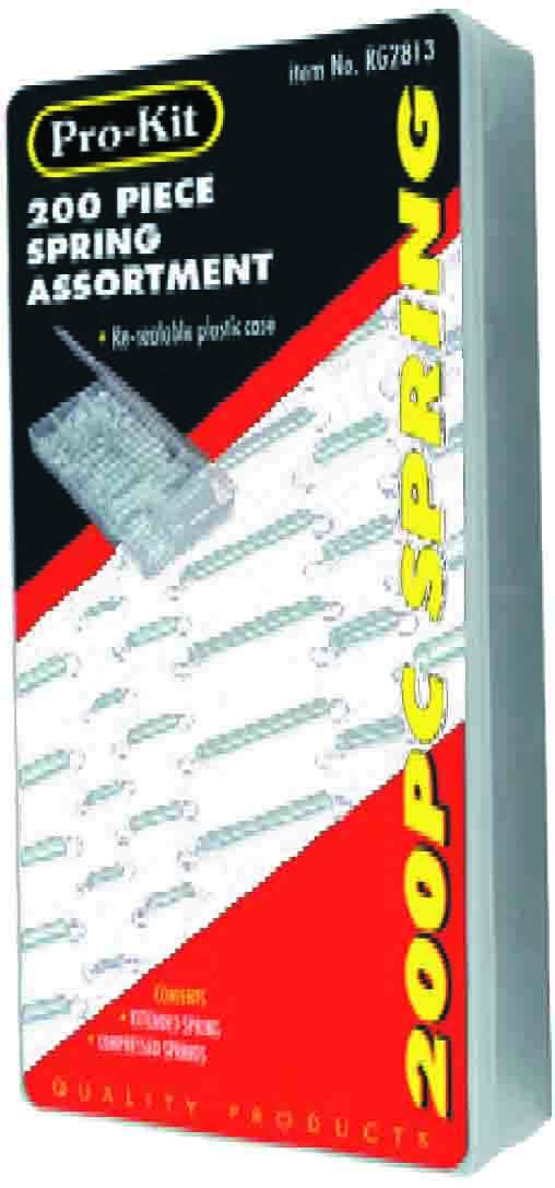 PKTool 200pc Spring Assortment - RG2813 (Pickup Only)