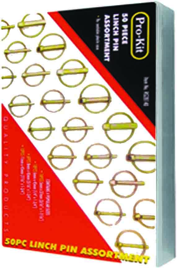 PKTool 50pc Lynch Pin Assortment - RG28140 (Pickup Only)