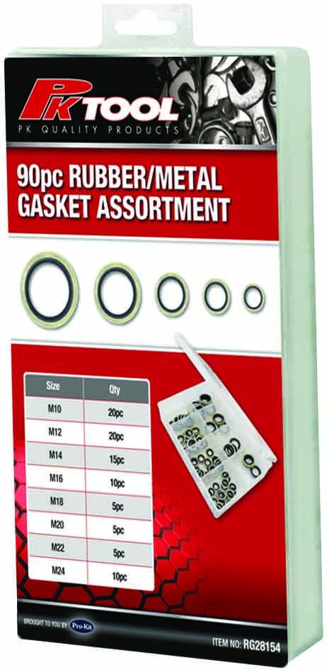 PKTool 145pc Nylon Locknut Assortment - RG2815 (Pickup Only)