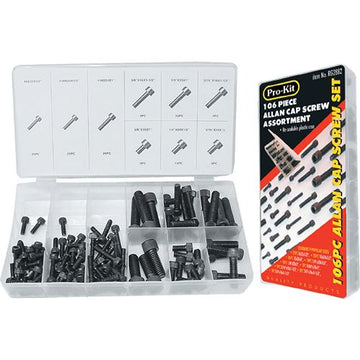 PKTool 106pc Allen Cap Screw Assortment - RG2882 (Pickup Only)