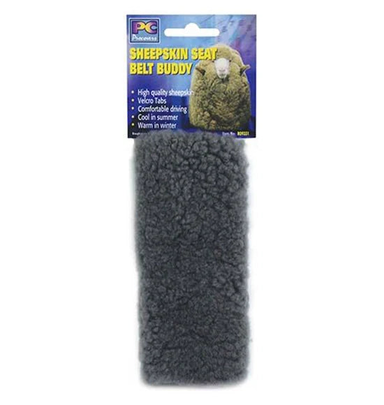 PCCovers Seat Belt Buddies - Charcoal Sheepskin - RG9331CH (Pickup Only)