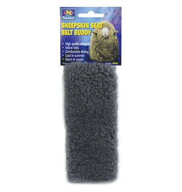 PCCovers Seat Belt Buddies - Charcoal Sheepskin - RG9331CH (Pickup Only)