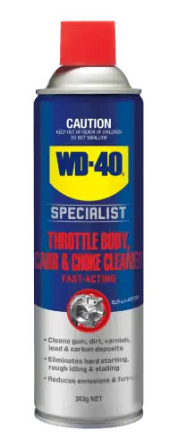 WD-40 Specialist Throttle Body, Carb & Choke Cleaner, 363g - 21029 (Pickup Only)