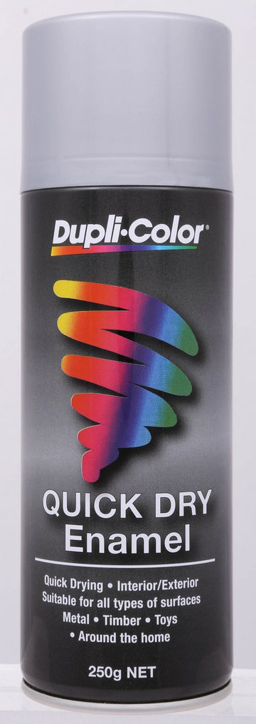 Dupli-Color Quick Dry Enamel Paint - Bright Aluminium, 250g - CQDE16 (Pickup Only)