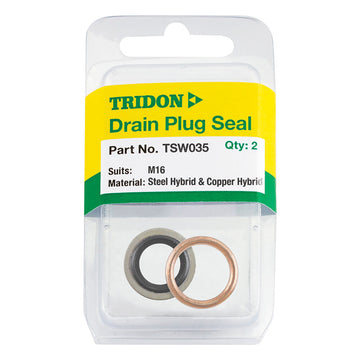 Tridon Drain Plug Washer Twin Pack - M16 x 1.5mm - TSW035