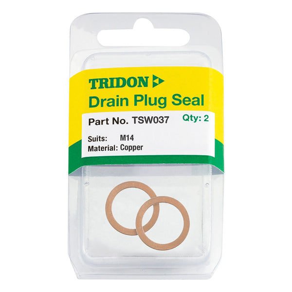 Tridon Drain Plug Washer Twin Pack - M14 x 1.5mm - TSW037