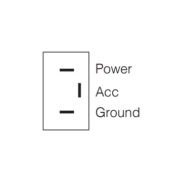 Narva 60280BL Off/On Heavy-Duty Toggle Switch With Amber Led