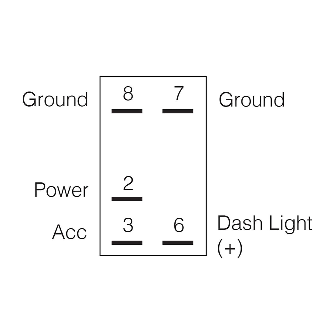 Narva 63159BL 12/24V Off/On LED Illuminated Sealed Rocker Switch (Blue)