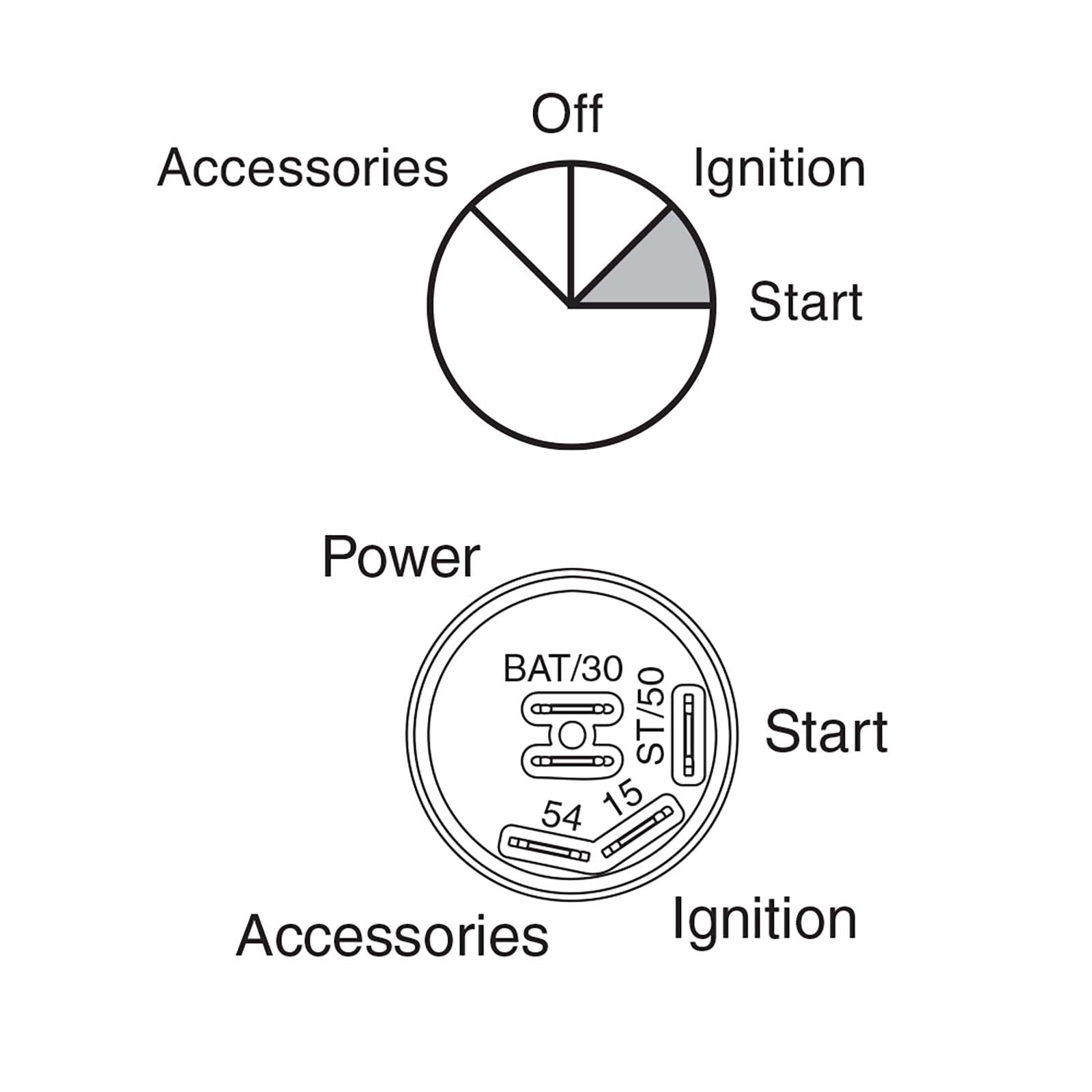 Narva 64018 4 Position Ignition Switch