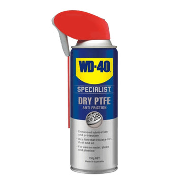 WD-40 Specialist Anti-Friction Dry PTFE Lubricant with Smart Straw 150g - 21005 (Pickup Only)