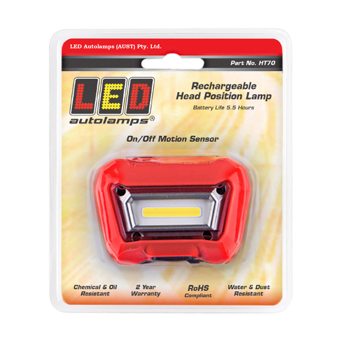 LED Autolamps HT70 Rechargeable LED Head Torch